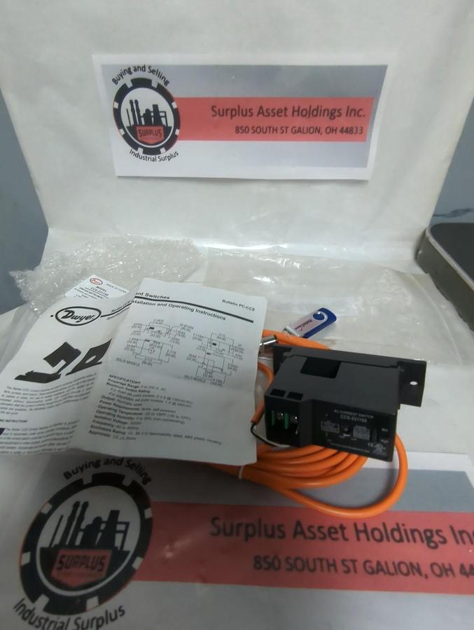 DWYER,CCS-231150,AC CURRENT SWITCH WITH CORDSET/CABLE NOS