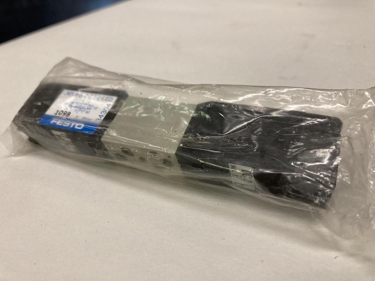 Used FESTO,JMYH-5/2-2 3-L-LED,Solenoid Valve 24VDC 2-8 Bar
