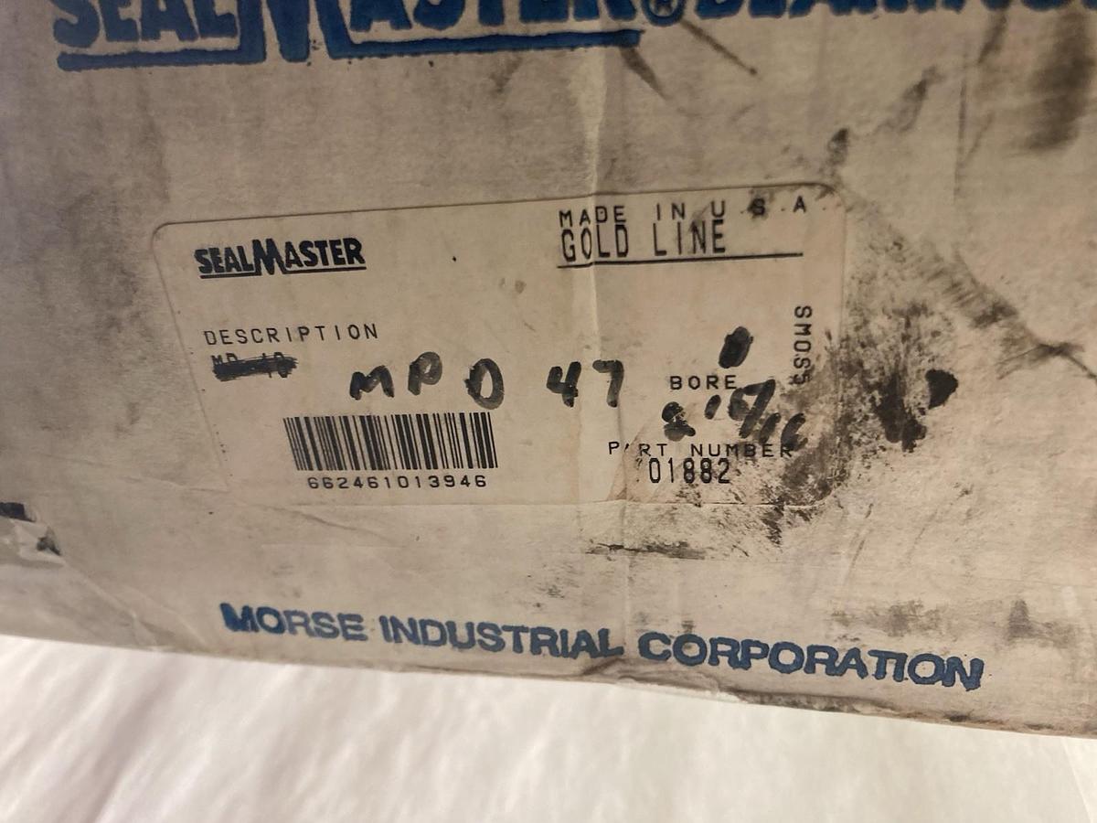 Used SealMaster,3-215D,2-Bolt Pillow Block Ball Bearing Unit 3 Inches