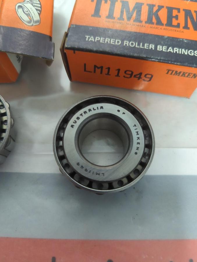 TIMKEN,LM11949,ROLLER BEARING CONE LOT OF 2 NOS