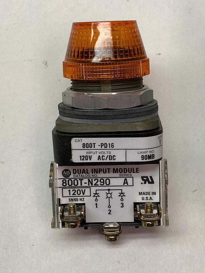 Allen Bradley,800T-PD16A,Push-to-Test Button