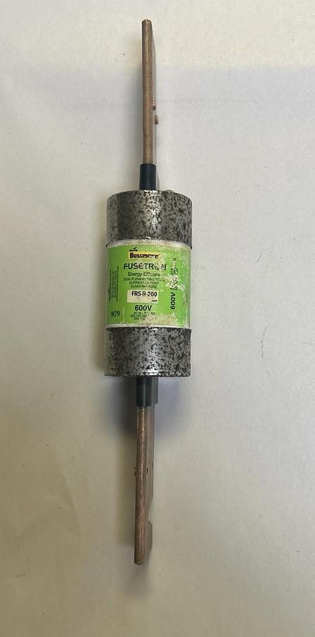 Used BUSSMANN,FRS-R-200,FUSETRON FUSE 200A 600V TESTED