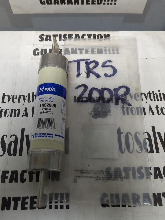 FERRAZ SHAWMUT,TRS200R,TRI-ONIC 200 AMP FUSE NOS