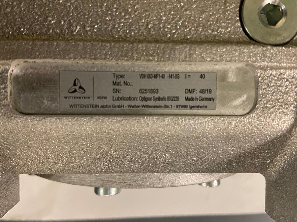 Wittenstein,VDH 063MF1-40-141-QG,Gear Reducer Ratio 40:1