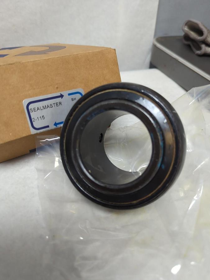 SEALMASTER,2-115,BALL INSERT BEARING 1-15/16 CYLINDRICAL BORE LOCKING SETSCREW