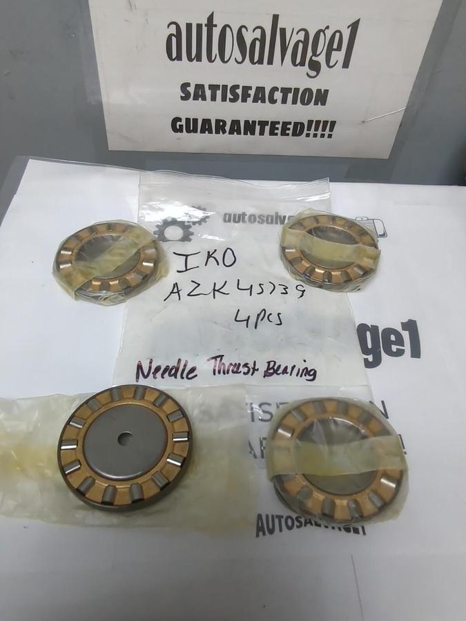 IKO,AZK45739,THRUST ROLLER BEARING 45MM ID X 73MM OD X 9MM H LOT OF 4 NOS