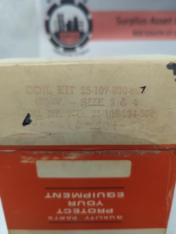 ALLIS CHALMERS,25-107-030-807,COIL KIT 460V 60CY NOS
