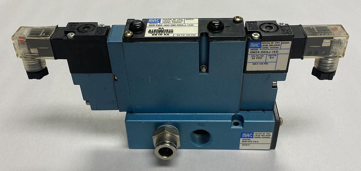 Used Mac,92B-EBA-000-DM-DDAJ-1KD,Solenoid Valve
