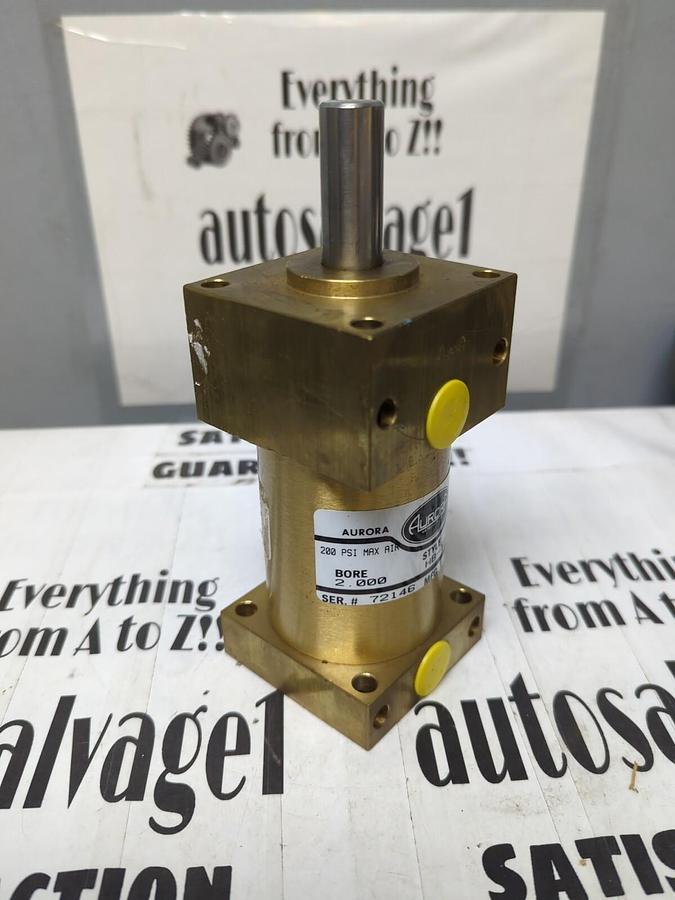 AURORA,STYLE H-12,PNEUMATIC CYLINDER 2 INCH BORE 1 INCH STROKE NOS