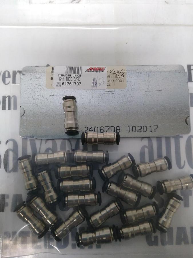 UNBRANDED,61761797,TUBE STRAIGHT UNION 6MM OD LOY OF 22