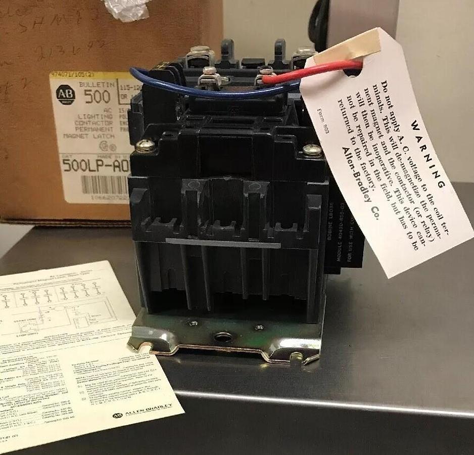 ALLEN BRADLEY,500LP-A0D94,AC Lighting Contactor  SER B