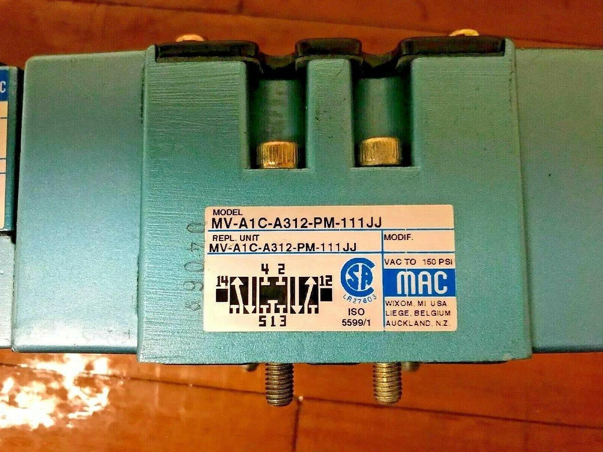MAC,MV-A1C-A312-PM-111JJ,Solenoid Valve