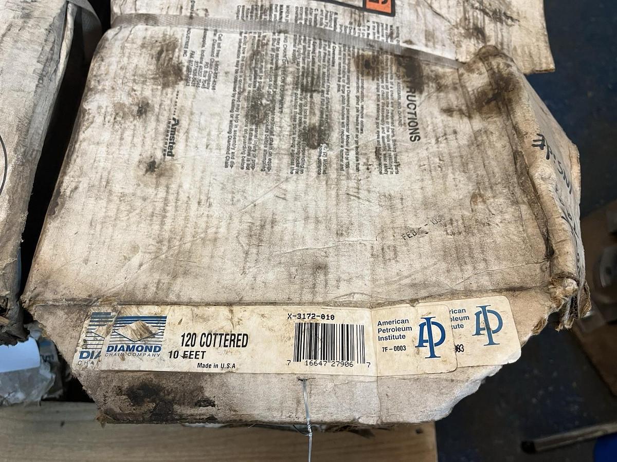 DIAMOND,X-3172-010,120 COTTER ROLLER CHAIN 10FT
