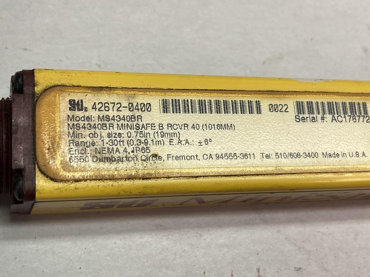 Used STI,MS4340BR,Safety Light Curtain Receiver