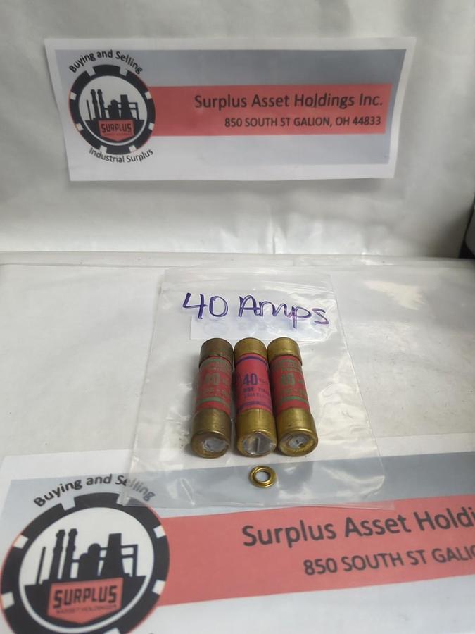 Used ROYAL/ZELL,OT15,ONE-TIME 15 AMP FUSE LOT OF 3 PRE-OWNED