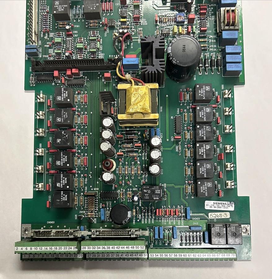 Used SIEMENS,A1-116-100-504-ISS,PC POWER INTERFACE BOARD