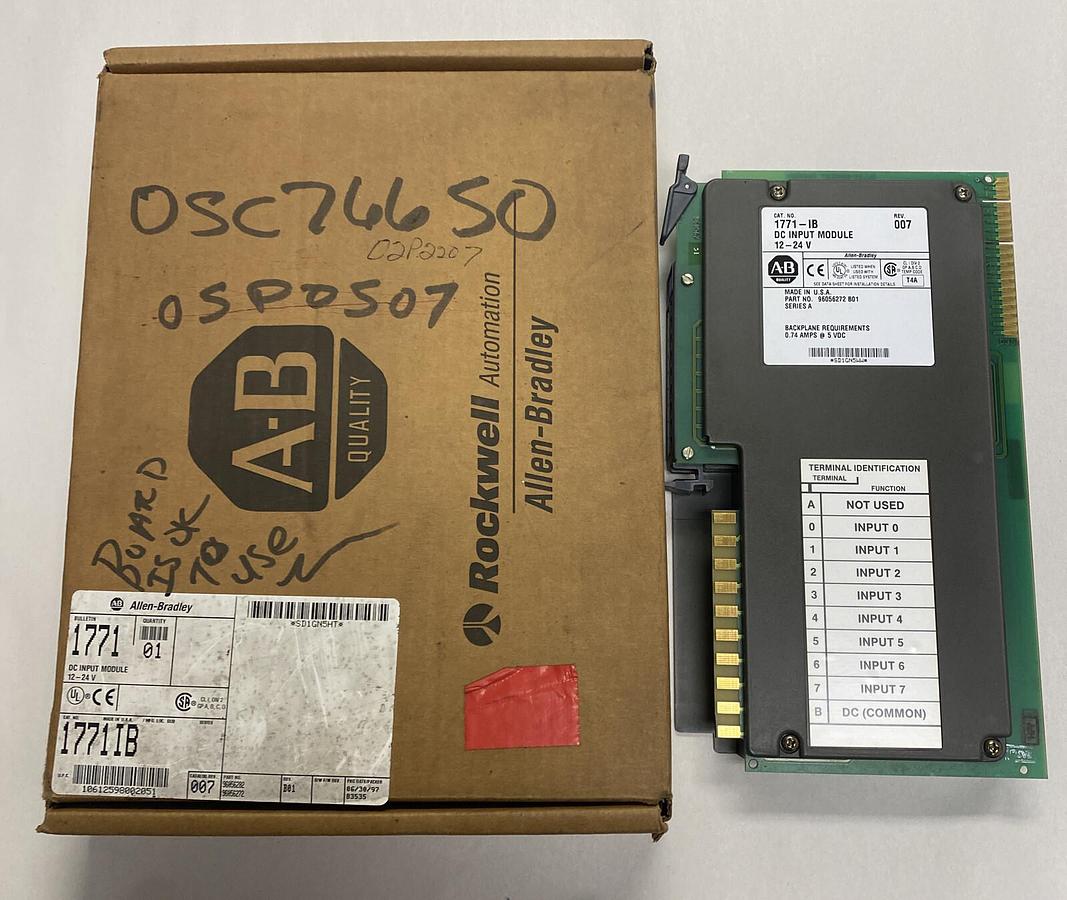Used Allen-Bradley,1771-IB,DC Input Module
