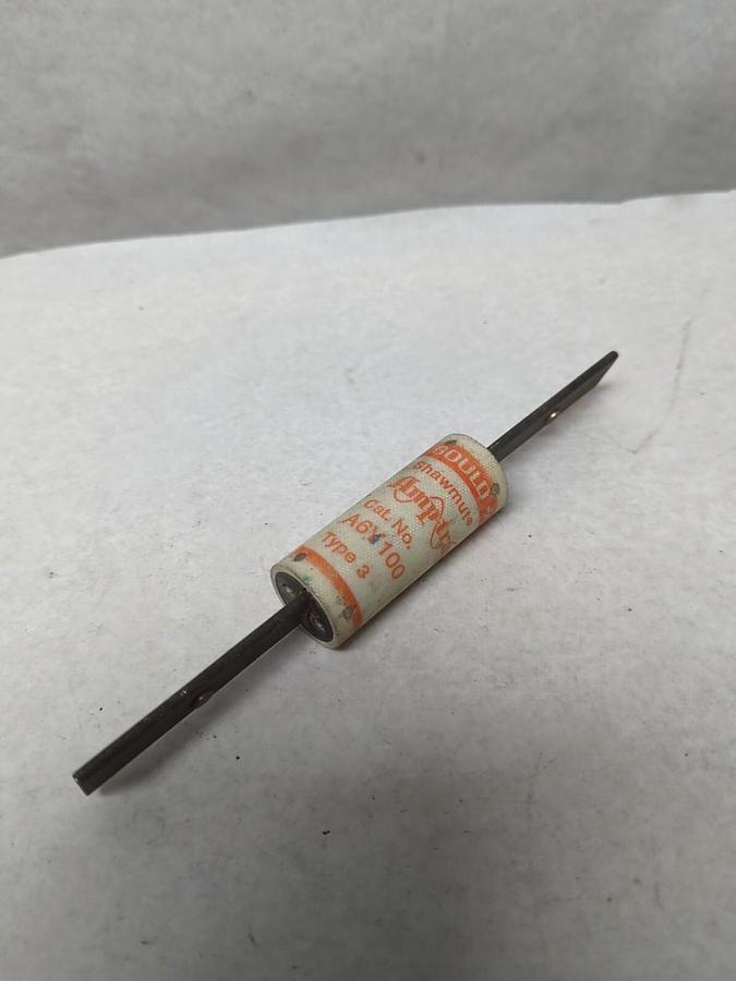 Used GOULD SHAWMUT,A6Y100,AMP-TRAP 100 AMP FUSE PRE-OWNED