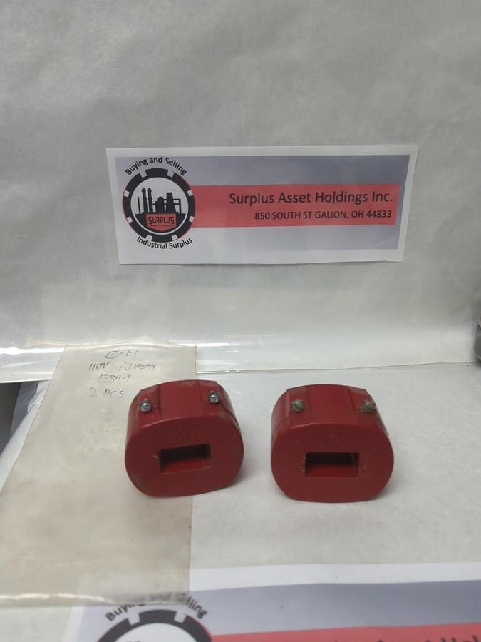 Used CUTLER-HAMMER,1359-1,COIL 110V 60HZ/CY LOT OF 2 PRE-OWNED