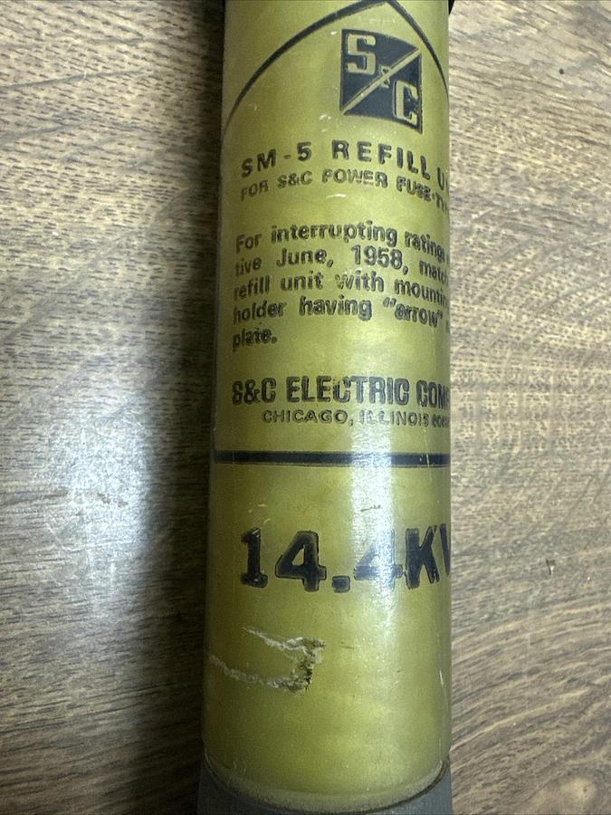 S&C Electric Company,SM-5,14.4KV Refill Unit