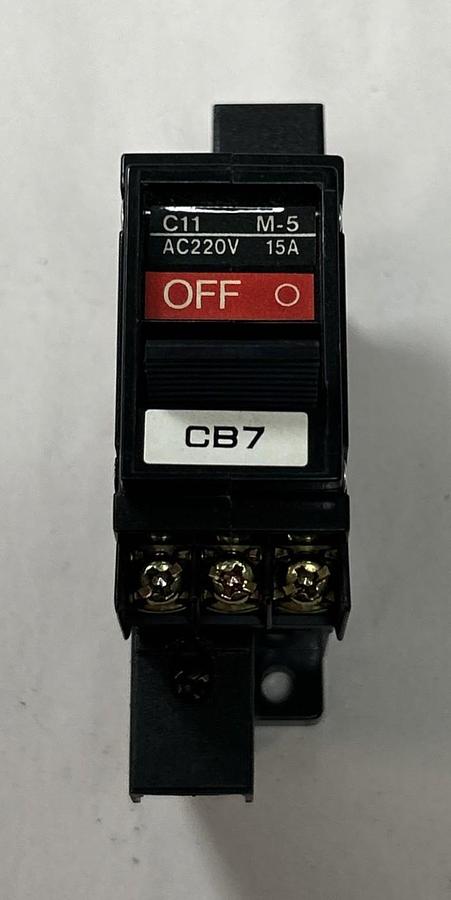 Used MATSUSHITA,BAC112155,CIRCUIT PROTECTOR 15A 220V