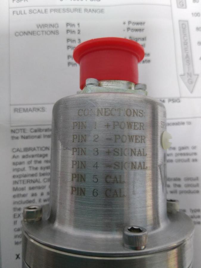 Used Viatran,2186AZG,Pressure Transducer NOS