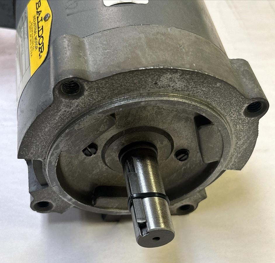 Used BALDOR,VBM3546T,BRAKE MOTOR 1HP 1725RPM 230/460V 3PH 143TC FRAME