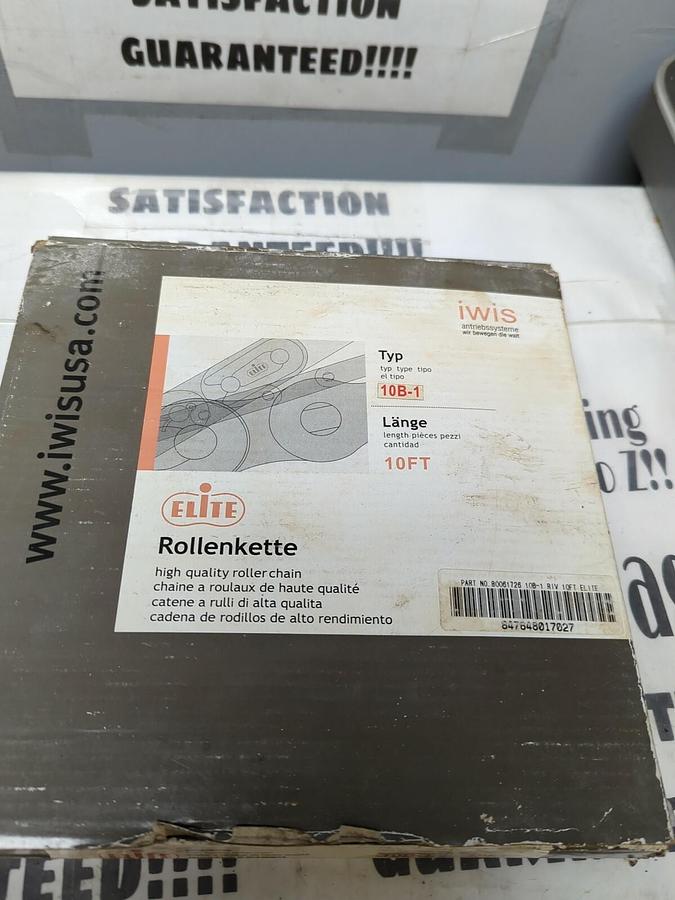IWIS,10B-1,ROLLER CHAIN 10FT NOS