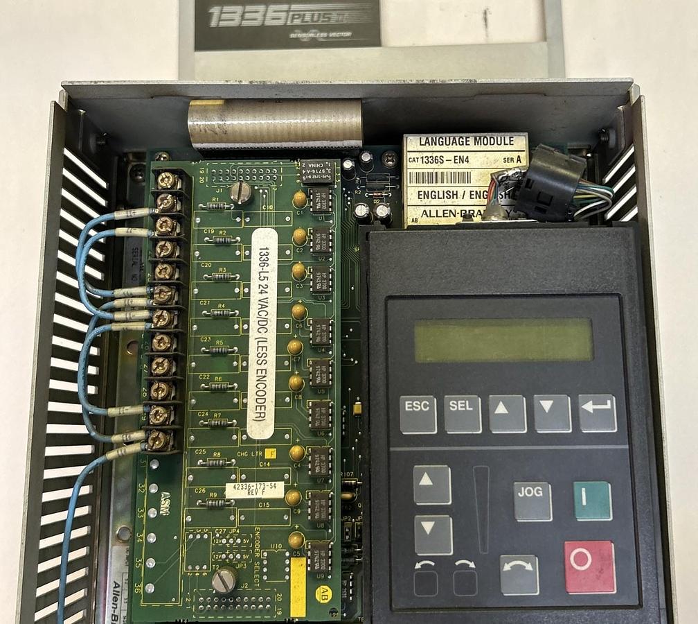 Used ALLEN BRADLEY,1336S-BRF50-AA-EN4-HA2-L5,ADJUSTABLE FREQUENCY AC DRIVE