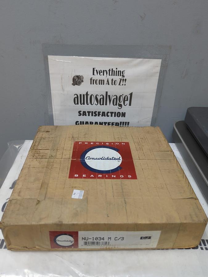 CONSOLIDATED,NU-1034 M C/3,CYLINDRICAL ROLLER BEARING SEALED BOX NOS