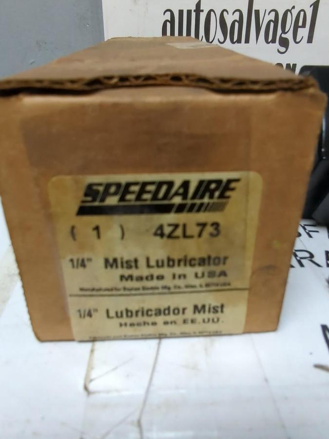 SPEEDAIRE,4ZL73, 1/4 INCH MIST LUBRICATOR NOS
