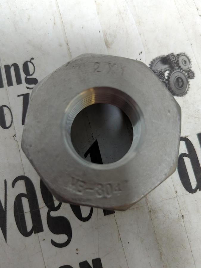 UNBRANDED,MB-304,2 INCH X 1 INCH HEX BUSHING/FITTING NOS