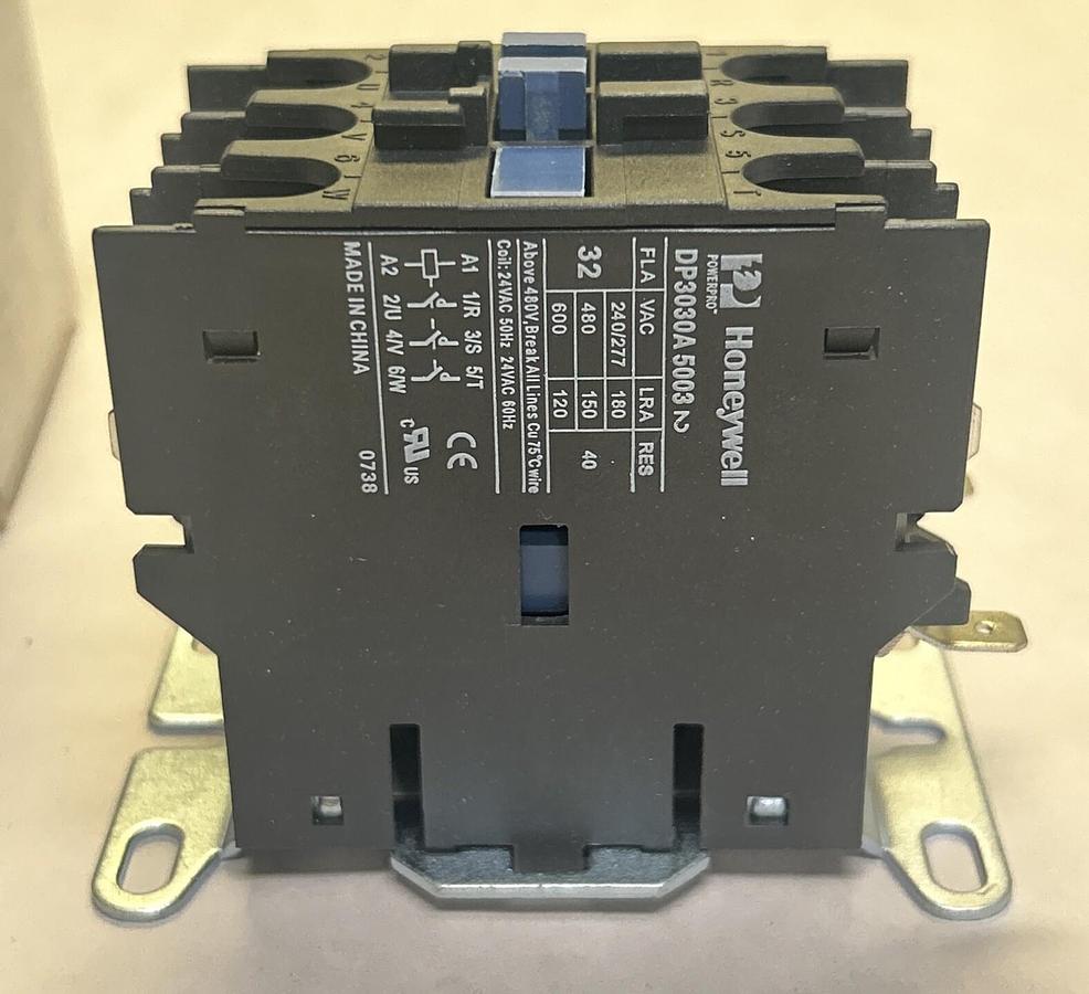 HONEYWELL,DP3030A5003,DEFINITE PURPOSE CONTACTOR NOS