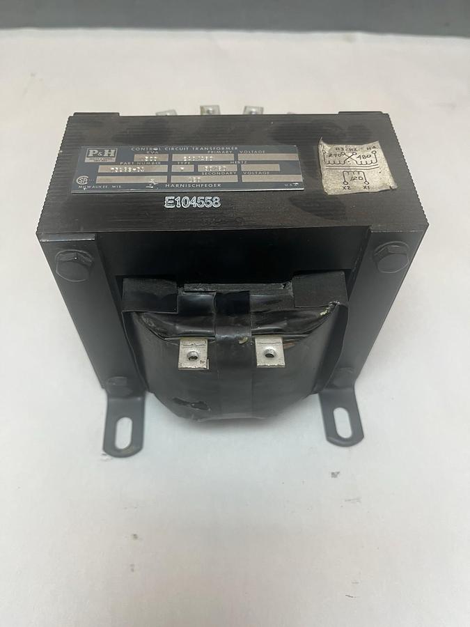 Used P&H,75Q89-D1,CONTROL TRANSFORMER 0.500KVA PRI 240/480V SEC 120V
