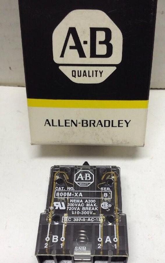 Allen-Bradley,800M-XA,Series B Contact Block