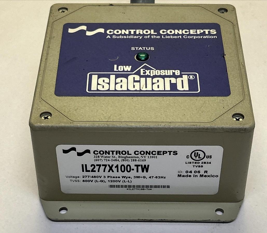 Used CONTROL CONCEPTS,IL277X100-TW,LOW EXPOSURE ISLAGUARD