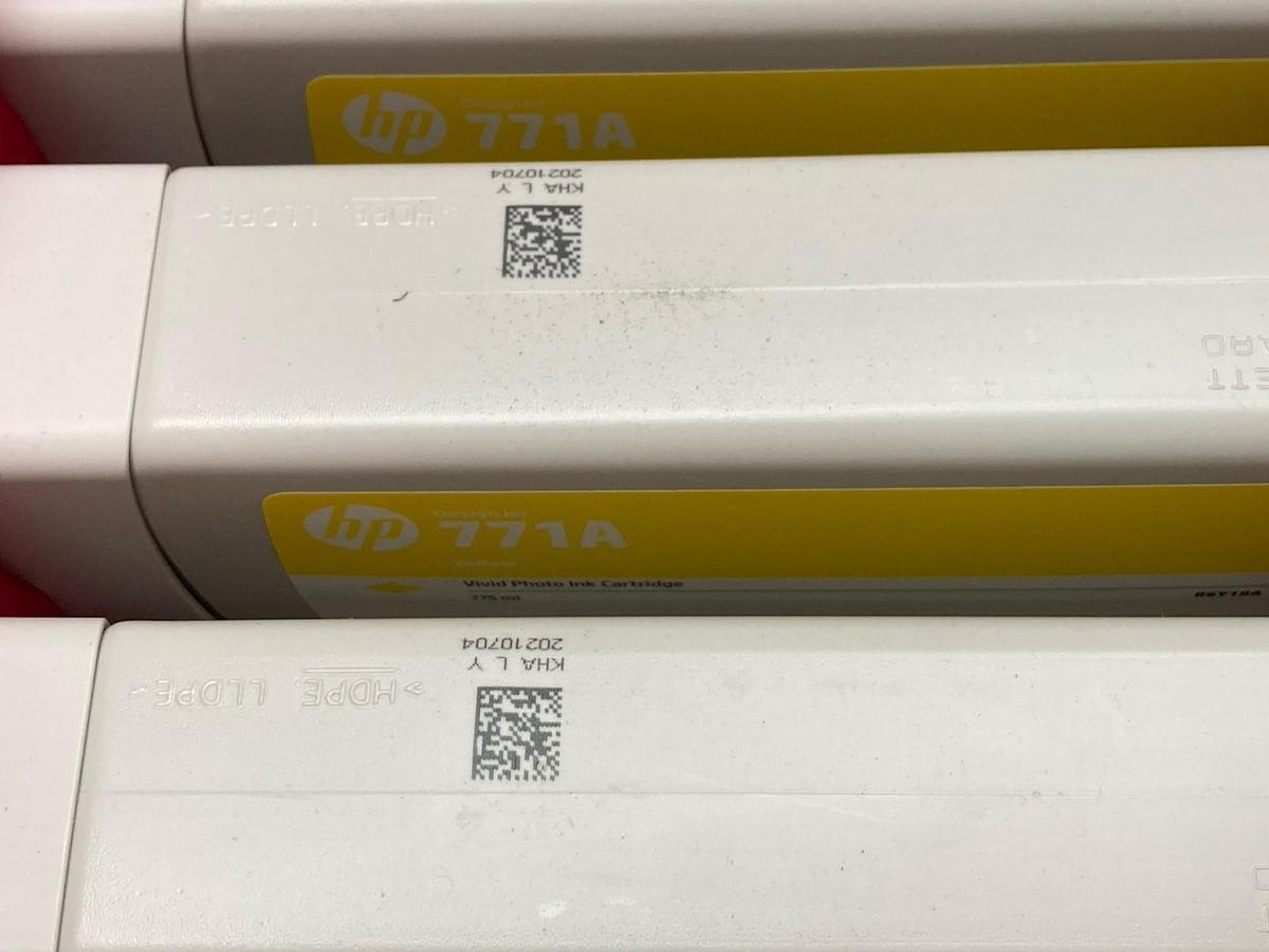 Used Hewlett Packard,B6Y42A,Magenta Ink Cartridge Tripack 775ML - REFILLED