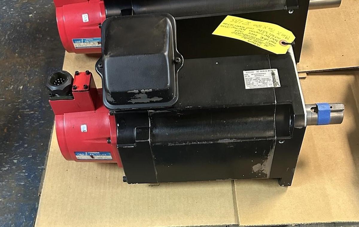 Used TOSHIBA,MFA350MBWNED,AC SERVO MOTOR 200V 2000RPM 3.5KW