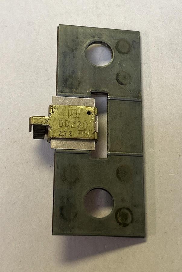 Used SQUARE D,DD220,THERMAL OVERLOAD HEATER ELEMENT LOT OF 3