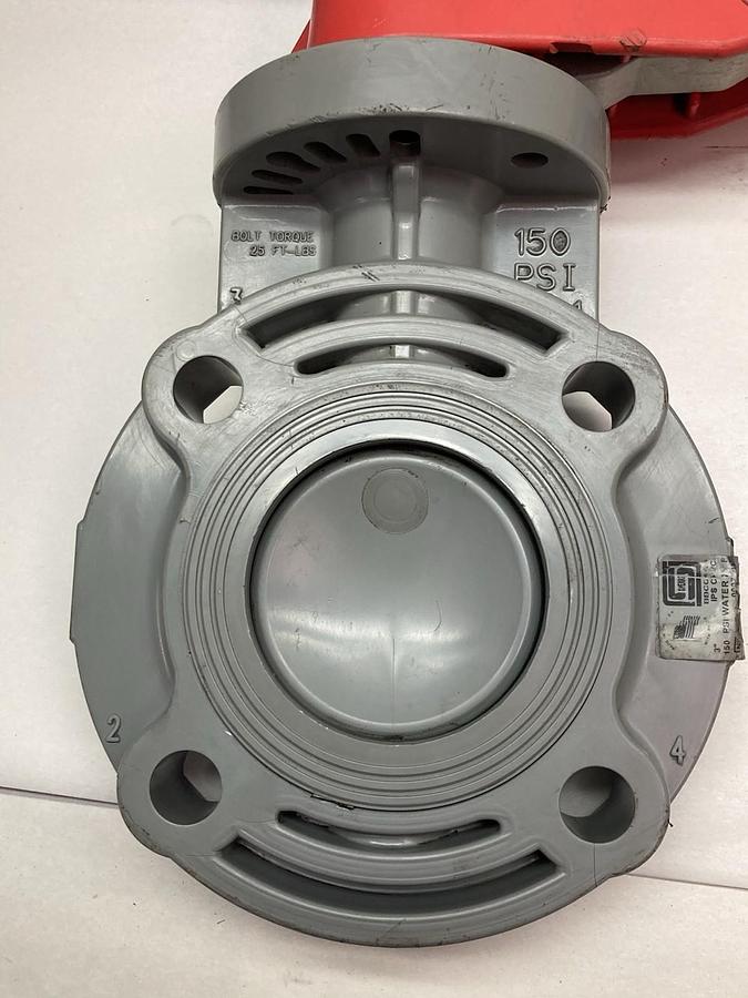 Used Spears,252311-030C,3 Inch Butterfly Valve w/Lever Handle