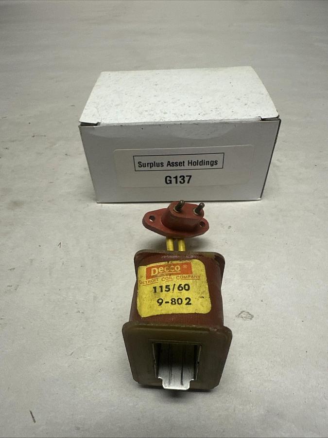 Used Decco,9-802,Solenoid Coil
