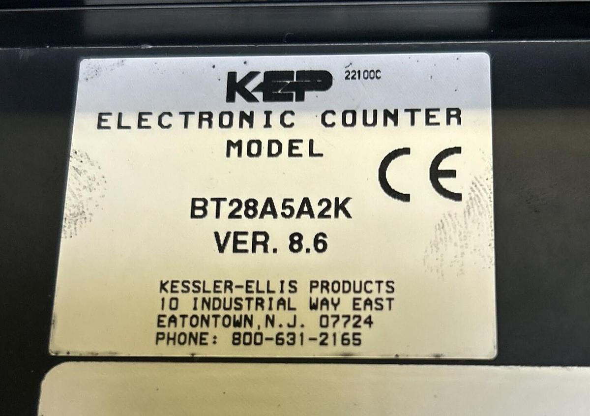 Used KEP,BT28A5A2K,ELECTRONIC COUNTER MODULE