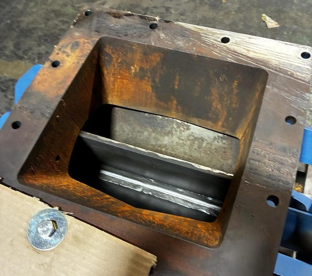 Used Meyer,RM4625-010,Rotary Valve Airlock Feeder 10"x10" opening