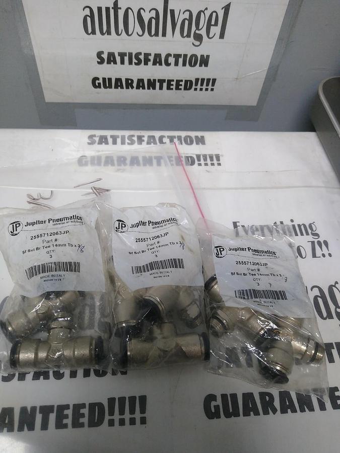 JUPITER PNEUMATICS,2555712063JP,SWIVEL MALE BRANCH T 14MMX3/8 IN LOT OF 3 NOS