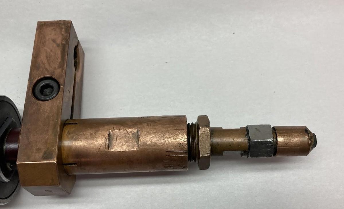 Used Obara Corp,Model 0A-ADN-36-76-L,Dual-Piston Pneumatic Welding Cylinder