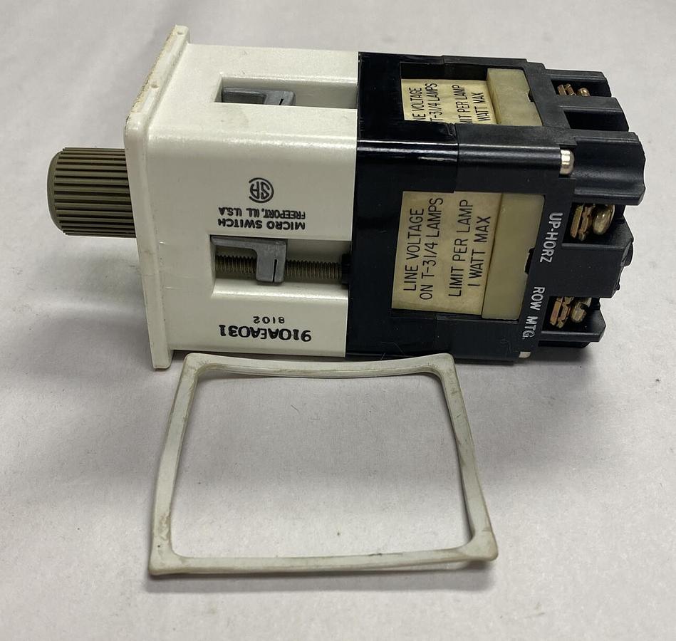 MICROSWITCH,910AEA031,OPERATOR-INDICATOR SWITCH NOS