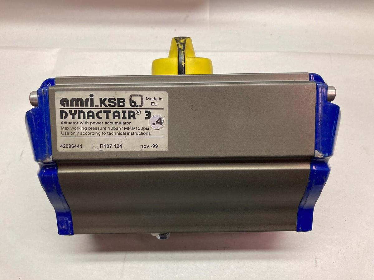 Used AMRI-KSB,R107.124,Pneumatic Valve Actuator 10 bar/1MPa/150PSI