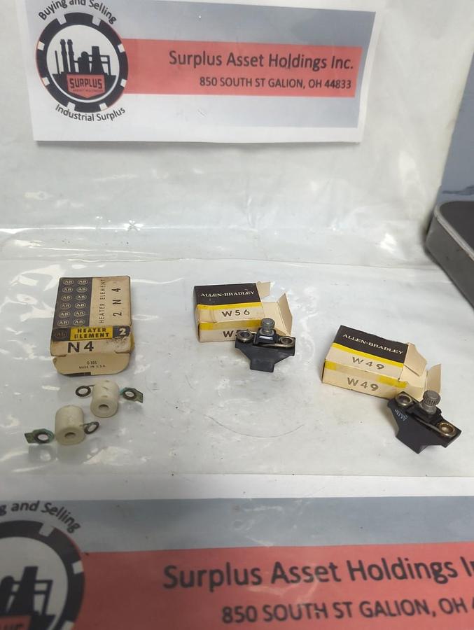 ALLEN BRADLEY,N4-W46-W49,THERMAL OVERLOAD HEATER ELEMENTS LOT OF 3 NOS