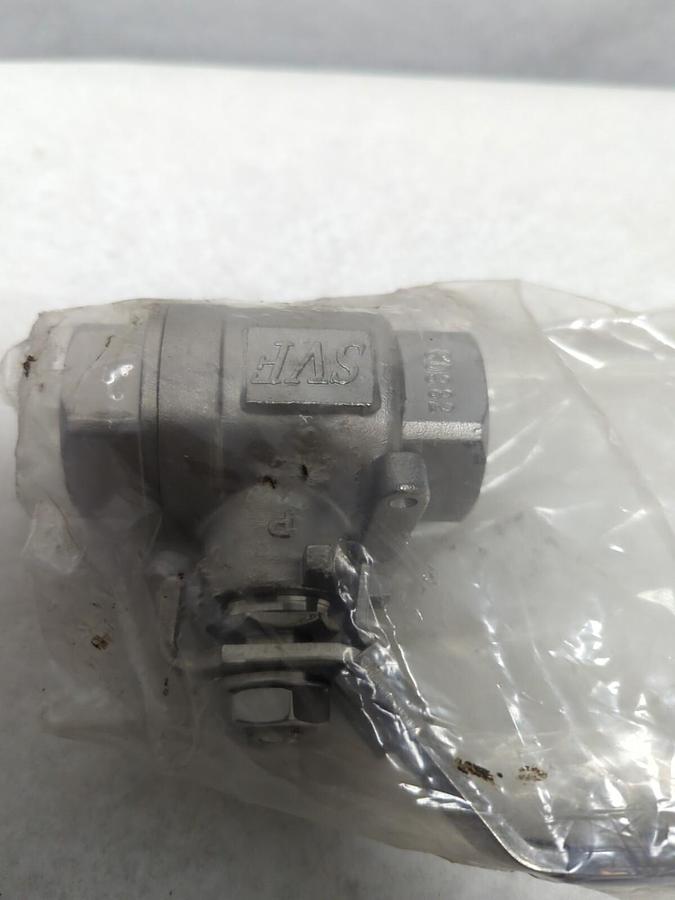 SVF FLOW CONTROLS,BEV 6666RTSE,STAINLESS 1 INCH BALL VALVE NOS
