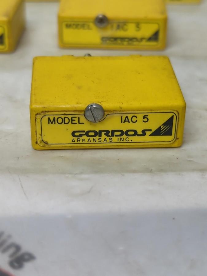 Used GORDOS,IAC5,INPUT MODULE LOT OF 11 PRE-OWNED